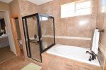 san felipe baja el dorado ranch condo 76-4 second floor bathroom with shower and tub
